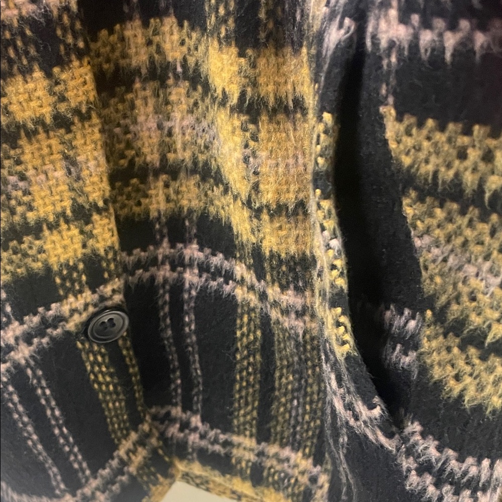 BP Black & Mustard Plaid Jacket | Women’s XL - Picture 6 of 8